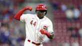 Reds' Aristides Aquino executes spectacular double play against Phillies