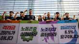 Samsung Electronics workers strike for the first time ever