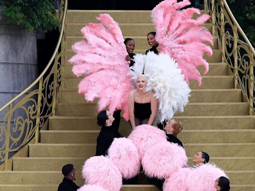 Lady Gaga wows at 2024 Olympics opening ceremony with Dior feather ensemble - Times of India