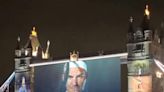 The Tower Bridge projects a super video for Roger Federer Twelve Final Days