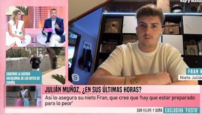 El nieto de Julián Muñoz da la última hora sobre su estado de salud: "Mi abuelo tiene miedo"