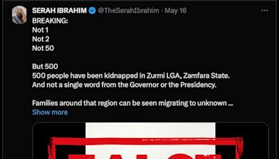 Post falsely claims old video shows Nigerians fleeing kidnapping gangs