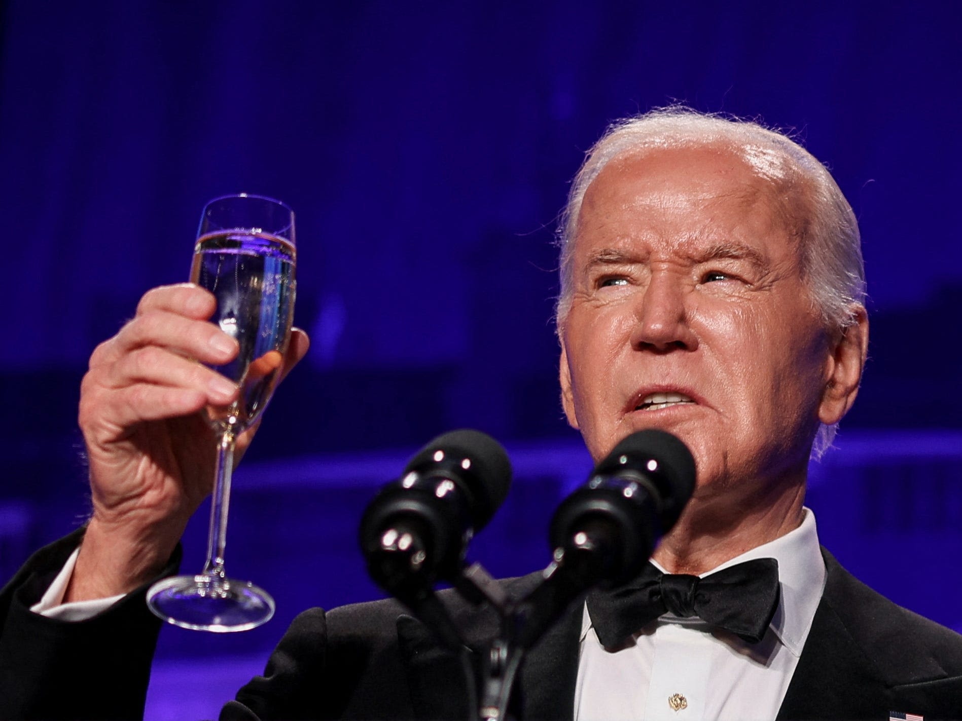 Biden keeps up his attack on 'sleepy Don' with a slew of jokes aimed at Trump at the White House Correspondents' dinner