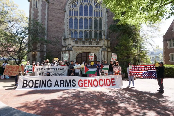 Student Protests Have Wash U in the Hot Seat Over Its Ties to Boeing