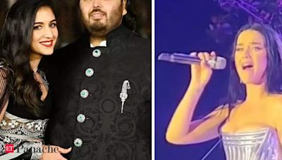 Anant Ambani-Radhika Merchant pre-wedding bash: Katy Perry enthralls guests with live performance, video goes viral