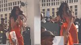 VIDEOS: Cardi B le arroja micrófono a fan que le lanzó una bebida mientras "cantaba"