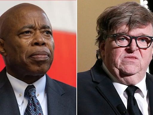Michael Moore blasts Mayor Eric Adams for claiming some anti-Israel protesters were 'outside agitators'