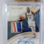 2015-16 immaculate Kevin durant用品卡面簽鑑定BGS9.5級