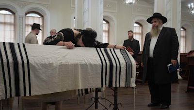 Ukraine's chief rabbi mourns his adopted son who was killed in battle