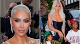 Kim Kardashian scolds her two sons Saint and Psalm during a live interview: 'Guys, can you stop?'