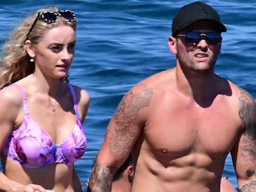 Katie McGlynn shares a passionate smooch with boyfriend Ricky Rayment