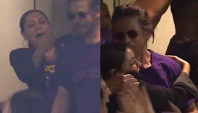 Gauri Khan Reminding SRK To Wear His Mask While Celebrating KKR's Win Amid Health Scare Is Just Adorable