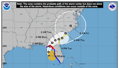 Tropical Storm Debby: 'Historic,' 'catastrophic' flooding possible on South Carolina coast