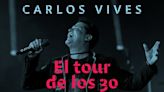 EL ARTISTA MULTIPLATINO, COMPOSITOR Y GANADOR DE PREMIOS GRAMMY® Y LATIN GRAMMY® CARLOS VIVES ANUNCIA "EL TOUR DE LOS 30"