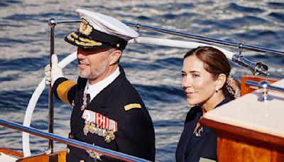 King Frederik of Denmark puts on a sophisticated naval display