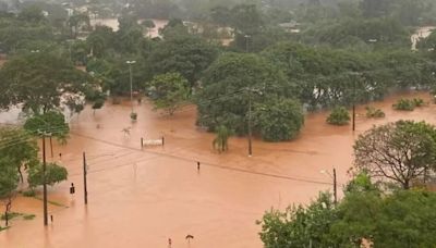 Inundaciones en Brasil: hay 13 muertos y una represa se rompió por la acumulación de agua