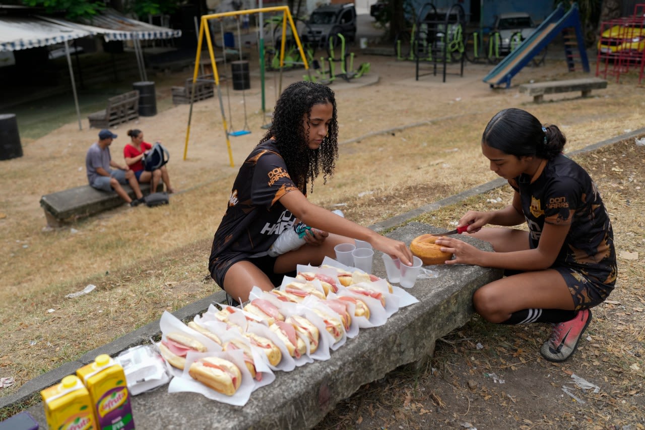 Young women in a Rio favela hope to overcome slum violence to play in the Women’s World Cup in 2027