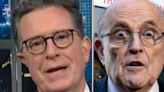 Stephen Colbert Shocks Audience With New Gig Idea For Rudy Giuliani