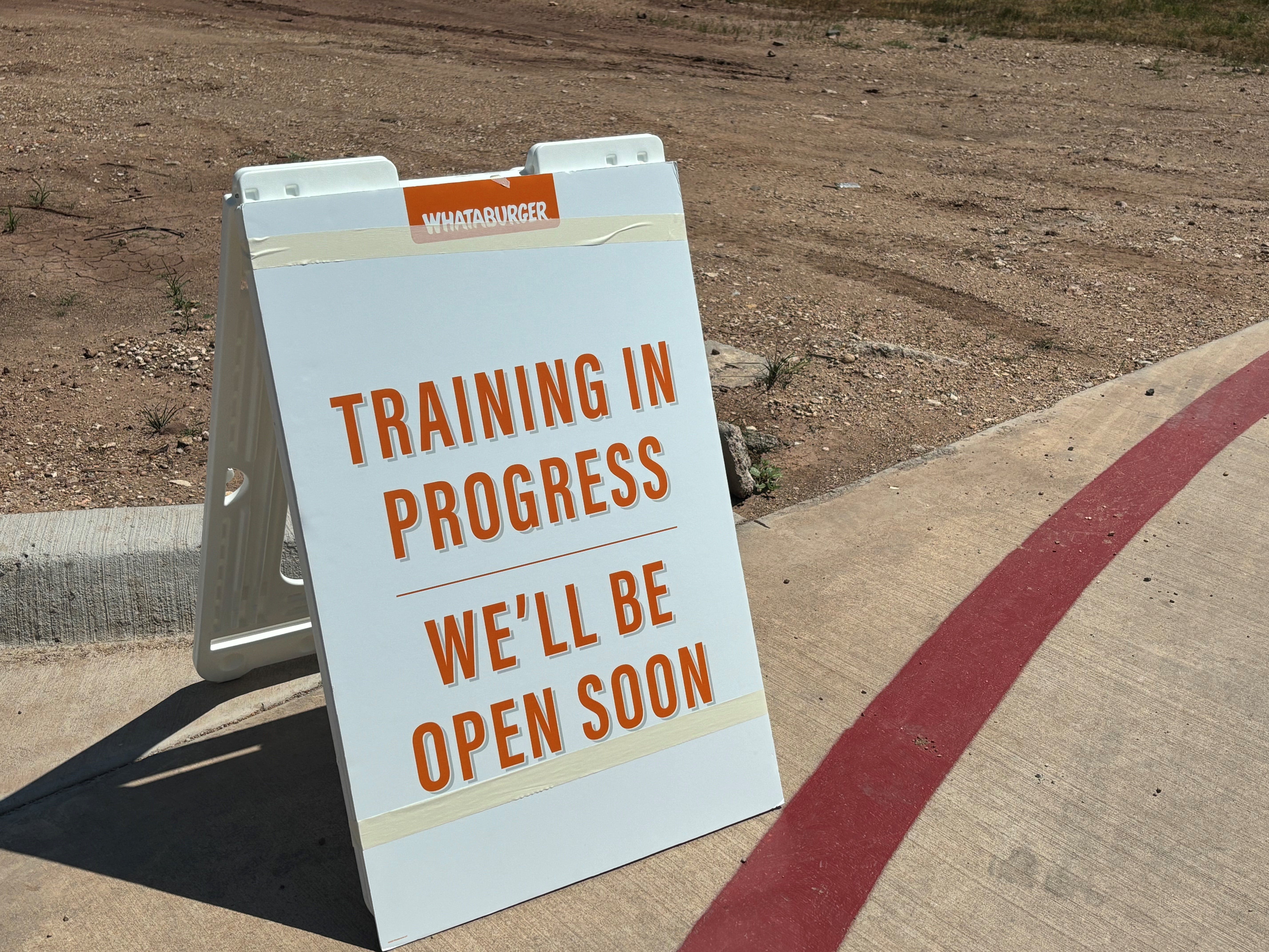 New what? Another Abilene Whataburger opening soon