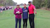 Watch Tiger's priceless reaction to Charlie Woods' chip-in at the PNC Championship