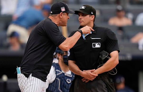 Yankees manager Aaron Boone ejected for 5th time this season as Rays beat New York 6-4