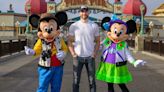 Chris Evans jokes that he wasn't edited into Disneyland photos after posing with Mickey Mouse and other characters