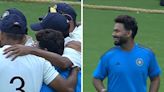 WATCH: Rishabh Pant Sneaks His Way Into Opponents Team Huddle Ahead of Final Day's Play in Duleep Trophy Clash - News18