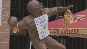 Boston College women’s lacrosse team greeted by fans after winning the National Championship