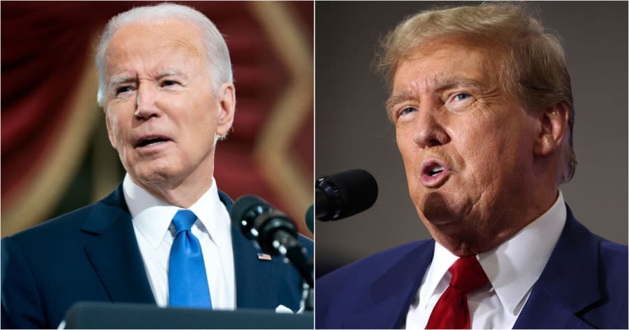 New poll shows Trump ahead of Biden in seven key swing states