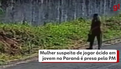 Suspeita presa por atacar jovem no Paraná disse ter jogado soda cáustica na vítima, afirma polícia