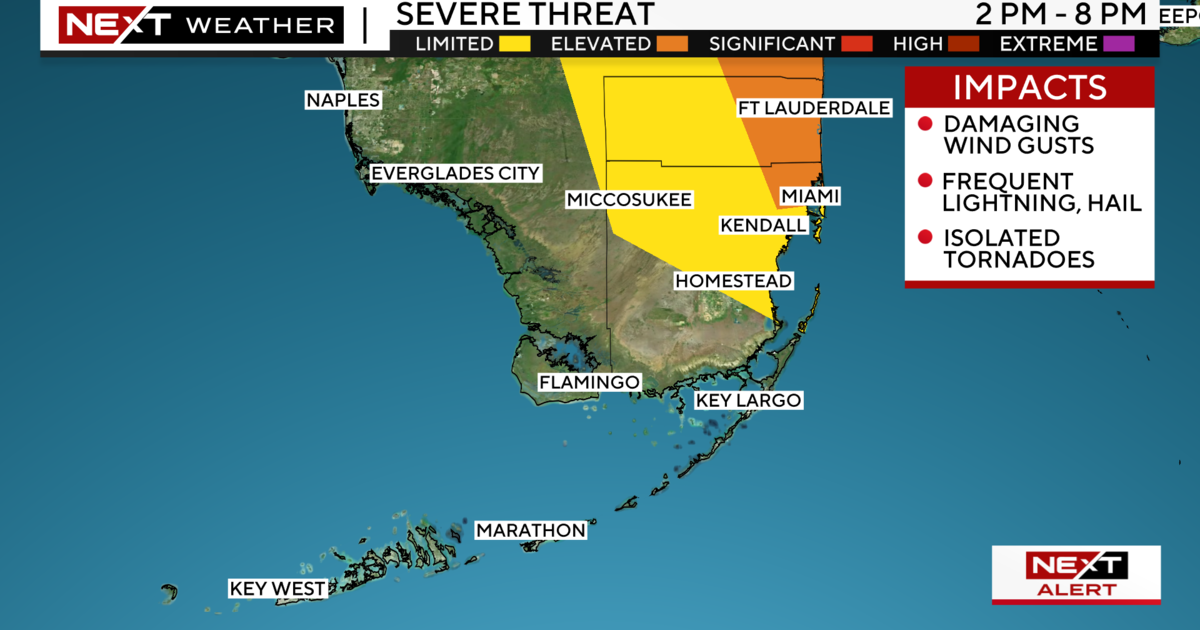 NEXT Weather Alert: Severe storm threat declared for eastern Broward, northern Miami