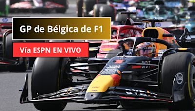 ESPN EN VIVO dónde ver GP de Bélgica, carrera en directo por TV y Online