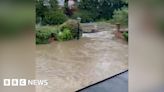 Video shows street and drives submerged by floodwater in Essex