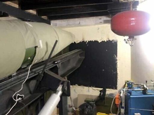 Israel releases images of missiles atop launchers in the attic of Lebanese home