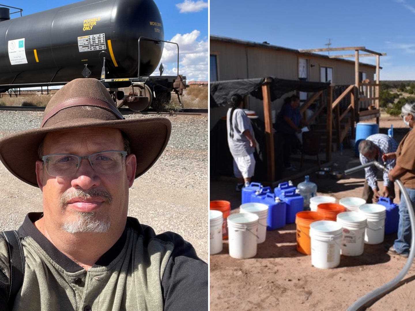 A railroad worker figured out how to send thousands of gallons of drinking water by rail from Mississippi to the Navajo Nation to alleviate the water crisis