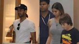 Shah Rukh Khan spotted at Mumbai airport with daughter Suhana, and her rumored beau Agastya Nanda - Times of India