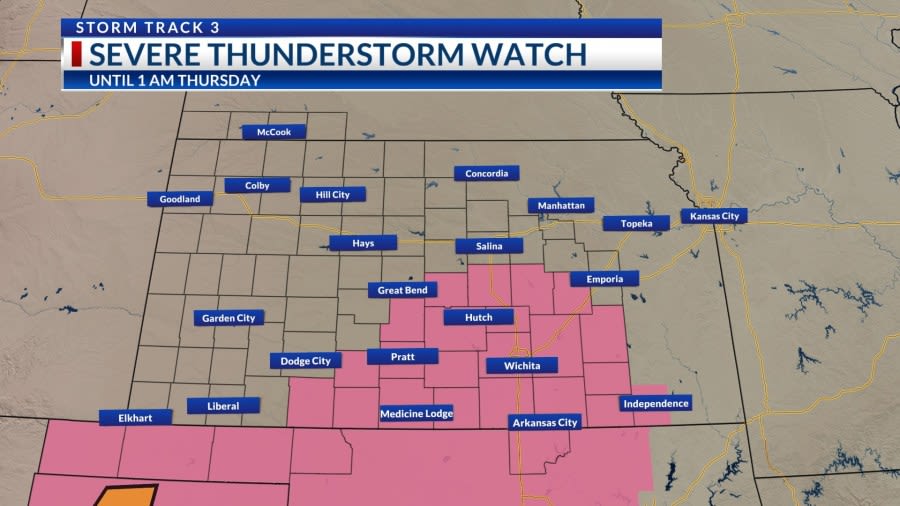Storm reports: Severe thunderstorms move through parts of Kansas