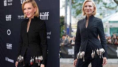 Cate Blanchett Reimagines Her Viral Spoon Top for ‘Disclaimer’ Red Carpet Premiere at 2024 TIFF