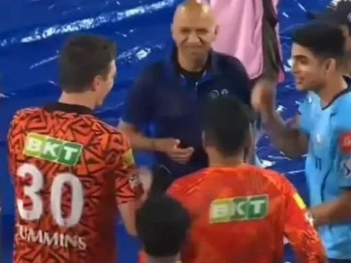 Shubman Gill, Pat Cummins play rock-paper-scissor to decide result after officials confirm washout in SRH vs GT clash