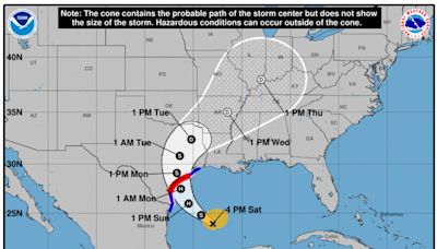 Beryl tracker: See projected path, spaghetti models of path towards Texas