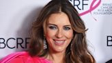 Umm, Elizabeth Hurley's Abs Are Total In A Peach swimsuit IG Photo