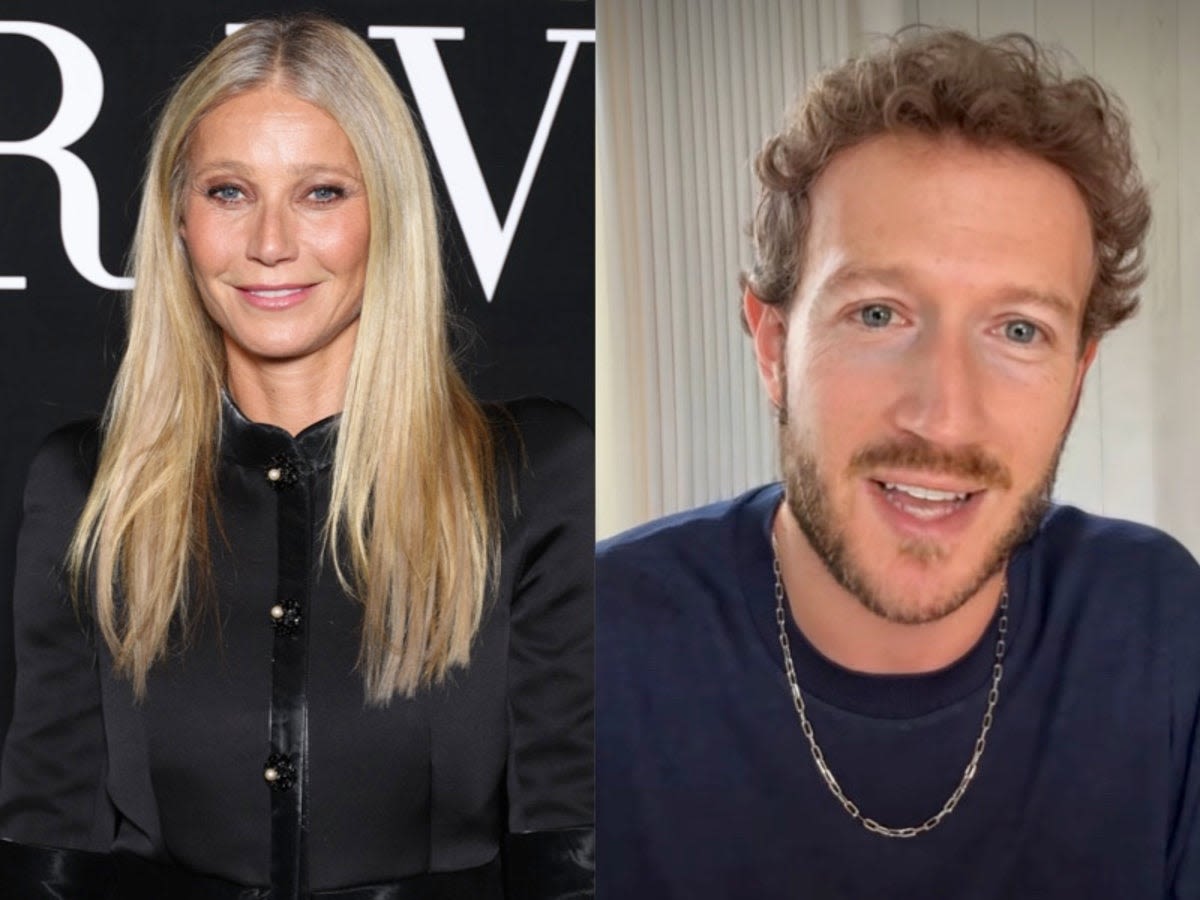 Gwyneth Paltow suggests that viral Mark Zuckerberg image reminds her of a past lover