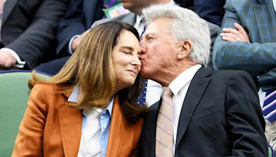 Dustin Hoffman Plants a Kiss on Longtime Wife Lisa at Wimbledon: See the Sweet Photos