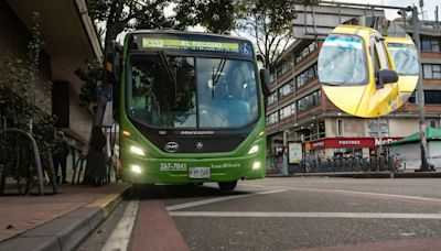 Ni Transmilenio se salvó: varios buses fueron pinchados durante paro de taxistas en Bogotá