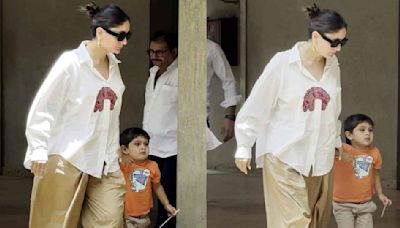 Kareena Kapoor opts for a classic oversized white cotton shirt to ace summer style