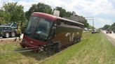 Two taken to hospital after charter bus crash on I-59 in Jefferson County