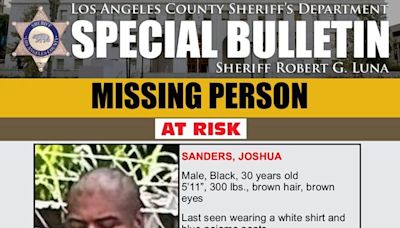Los Angeles County Sheriff Seeks Public's Help Locating At-Risk Missing Person Joshua Sanders, Last Seen in Altadena