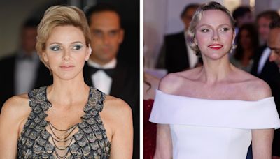 Princess Charlene of Monaco’s Red Cross Ball Dresses Through the Years: Dazzling in Crystals, Seeing Silver in Versace and More Looks