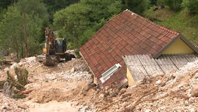 Graves inundaciones y deslizamientos de tierra afectan a Eslovenia