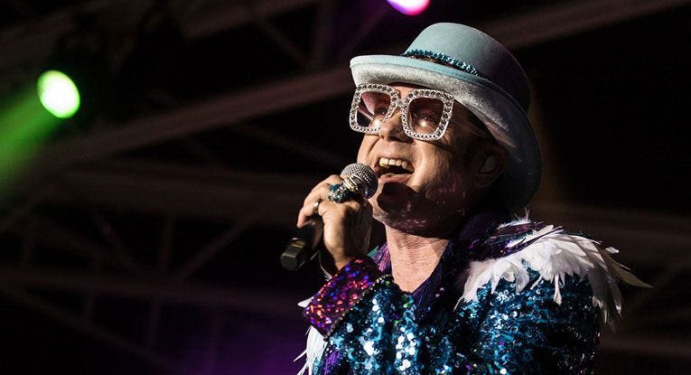 See Elton John on Cape Cod - well, almost. 'Almost Elton John' does 'glam years' tribute.